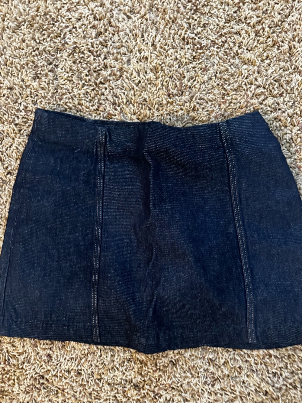 H&M Dark Blue Denim Skort